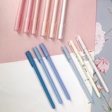 Load image into Gallery viewer, Blue Pastel Slim Gel Pen Set
