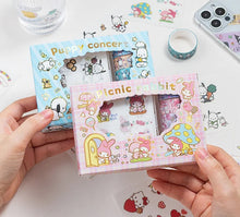 Load image into Gallery viewer, Sanrio Sticker Washi Tape Kit
