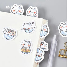 Load image into Gallery viewer, Cat Bowl Sticker Set
