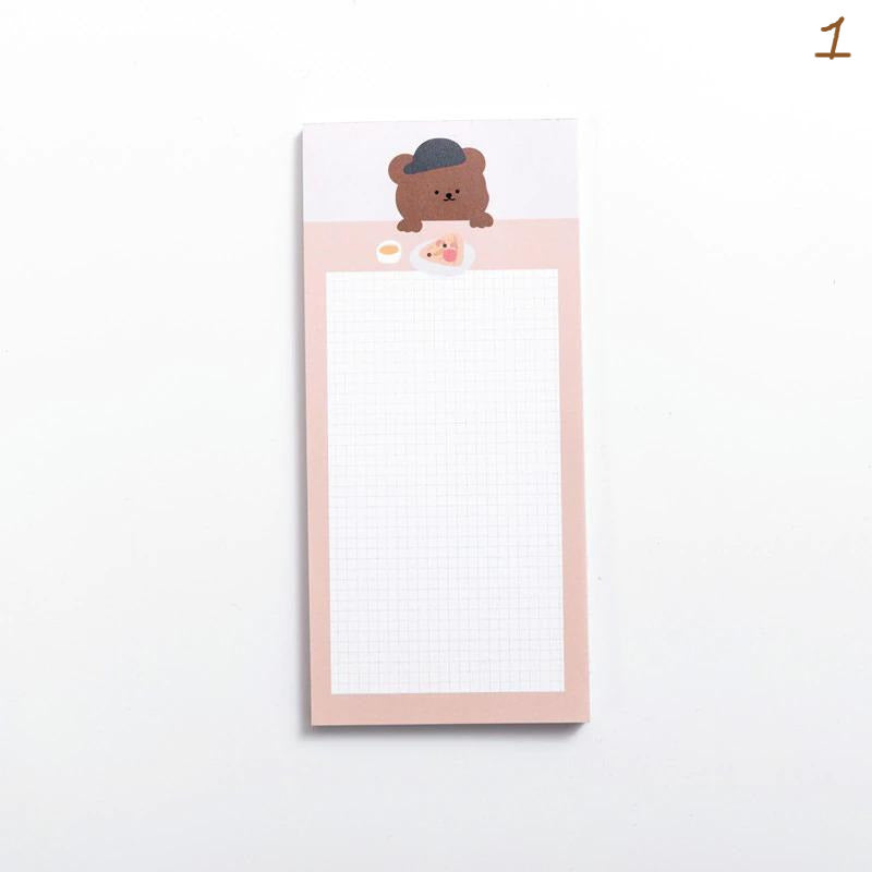 : Cute Adorable Korean Asian Japanese Memo Note Pad